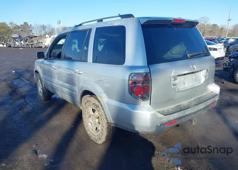 2007 Honda Pilot Ex-L from USA, damaged, VIN 2HKYF18577H527635